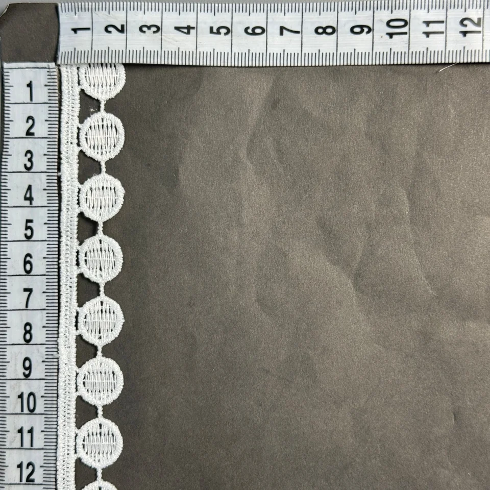 Кружево полиэстер ВВ104785 2 см.(30 ярдов/27.3 м.), теплый белый