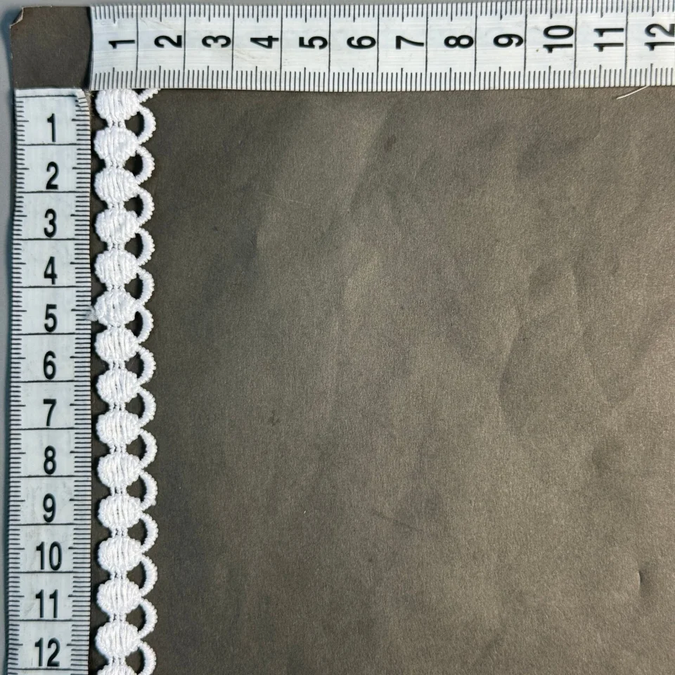 Мереживо поліестер ВВ104783а (30 ярдів/27.3 м.), білий