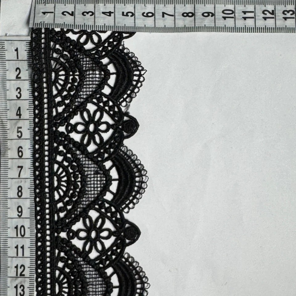 Кружево полиэстер ВВ203205 6 см.(15 ярдов/13.5 м.), черный