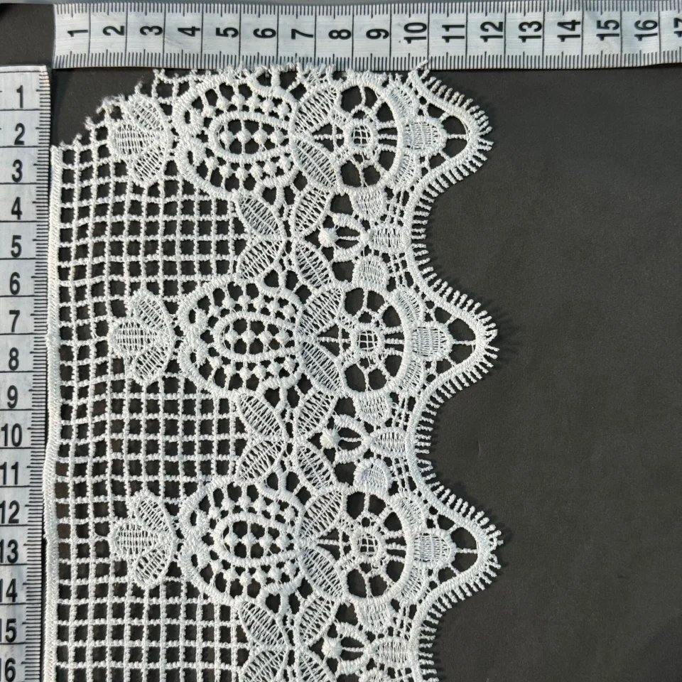Мереживо поліестер 174 11,5 см.(19.5 метрів), молочний