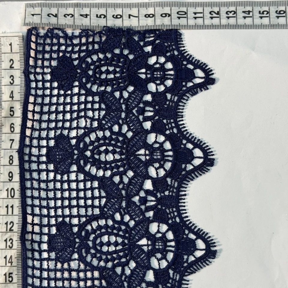 Кружево полиэстер 174 11,5 см.(19,5 метров), синий