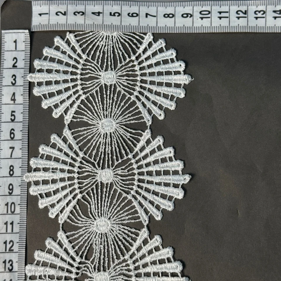 Кружево полиэстер 191 9 см.(20 метров), белый