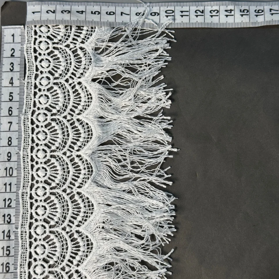 Мереживо поліестер AL-1224 10 см (21.5 метрів), молочний