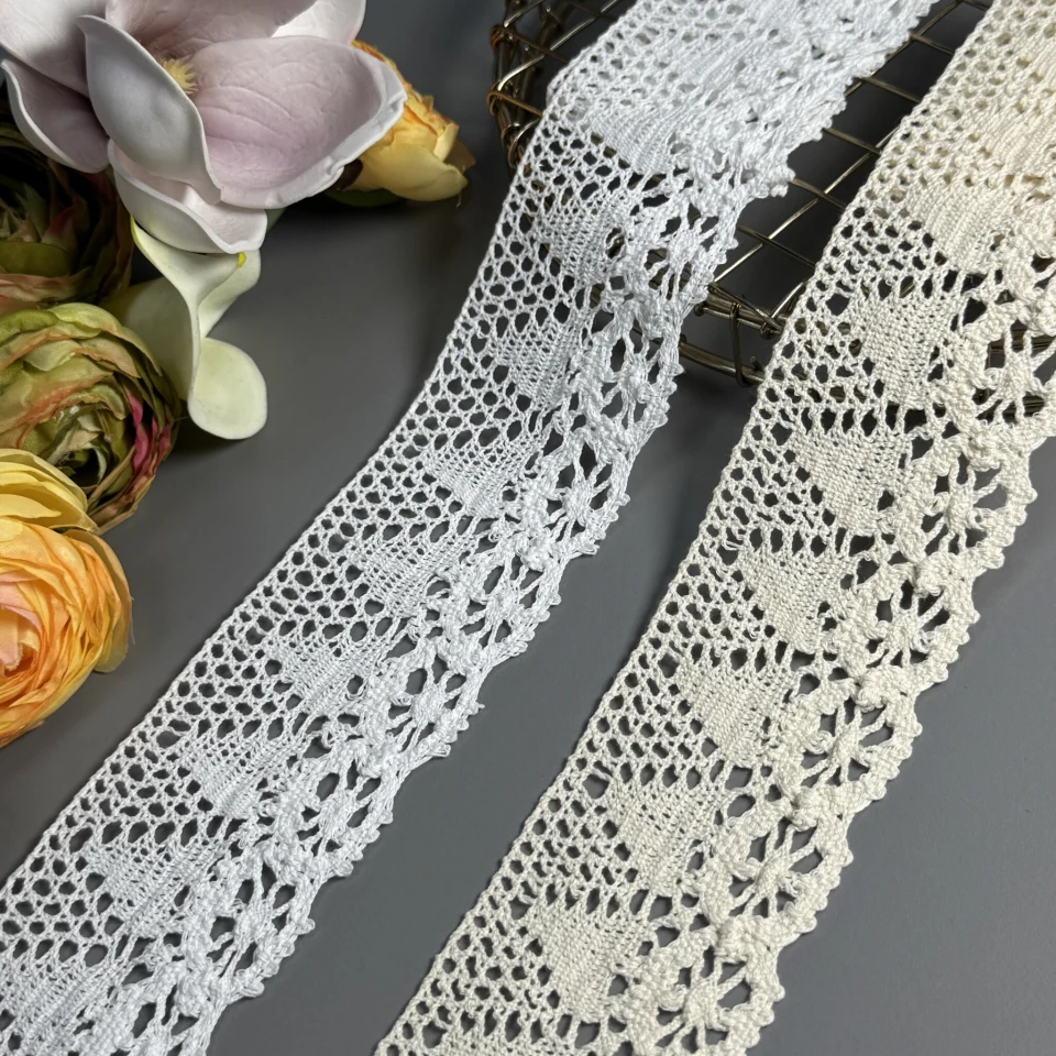 Мереживо макраме 8149 6 см.(100 ярдів/91,4 м.), бежевий