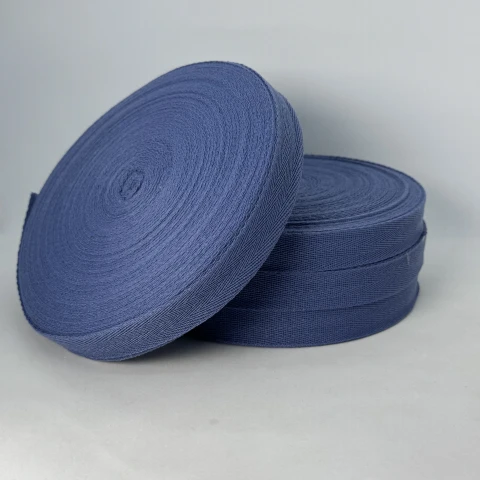 Стрічка кіпер 2 см (20) (40м.), 2128 насичений пурпурово-синій