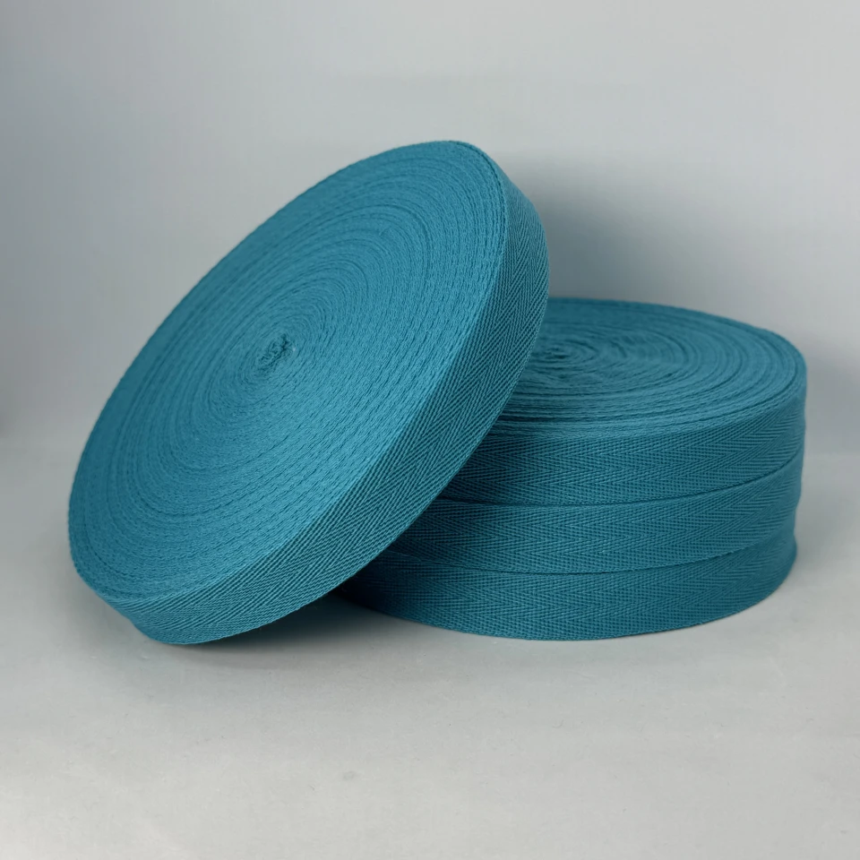 Стрічка кіпер 2 см (20) (40м.), 2143  водна синь