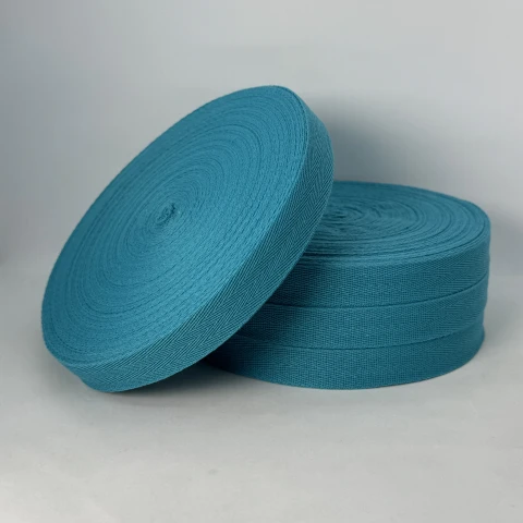 Стрічка кіпер 2 см (20) (40м.), 2143  водна синь