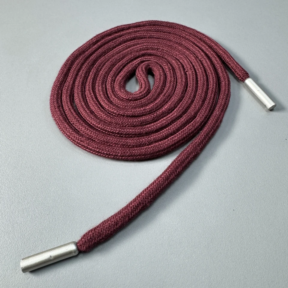 Шнурок в штани круглий (140 см), бордовий (3249)