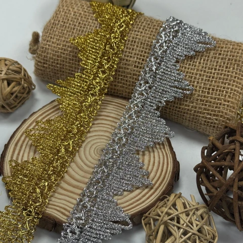 Тасьма люрекс 9249 (20 ярдів/18,28 м.), золото