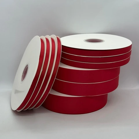 Стрічка репс 1 см (25*100 ярд/ 91 м.), 1133 червоний