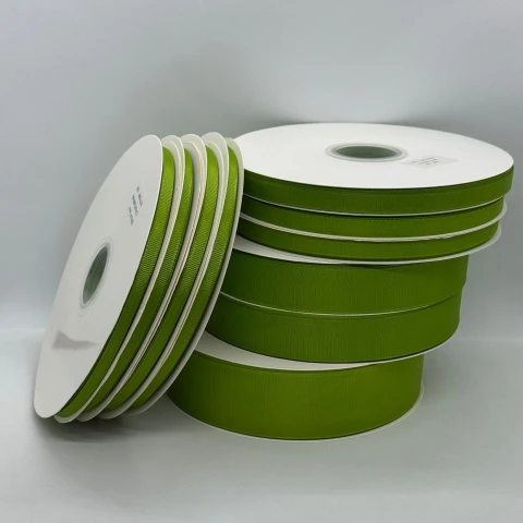 Стрічка репс 3,8 см (8*100 ярдів/91 м.), 1108 зелений цитрус