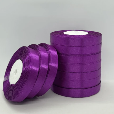 Лента атласная 1.2 см (10*36 ярдов), 29 сиреневый