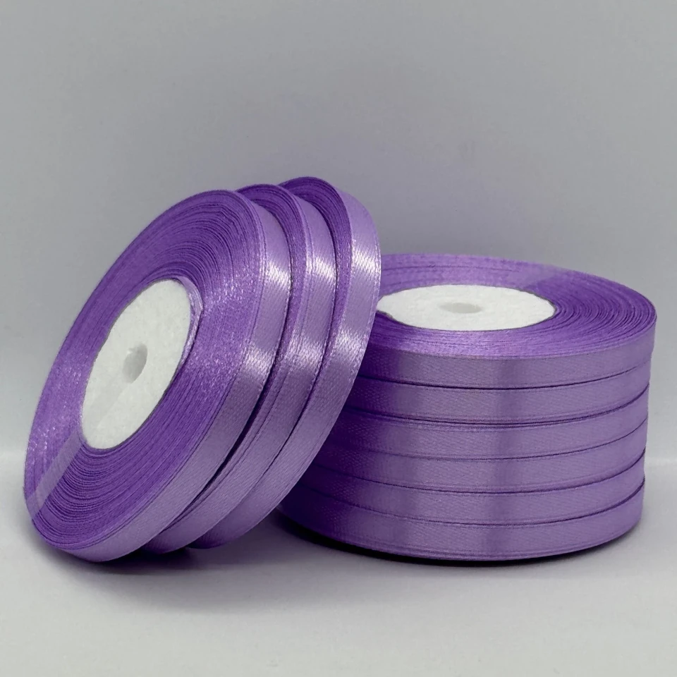 Стрічка атласна 0.6 см (10*36 ярдів), 125 індиго