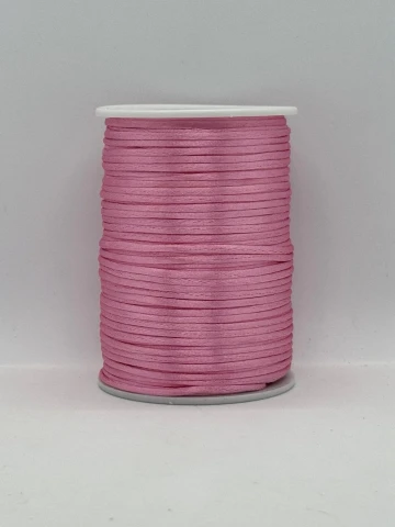 Атласная корсетная тесьма 2.3 мм (100 ярдов/91,44 м.), 79 розовая пудра