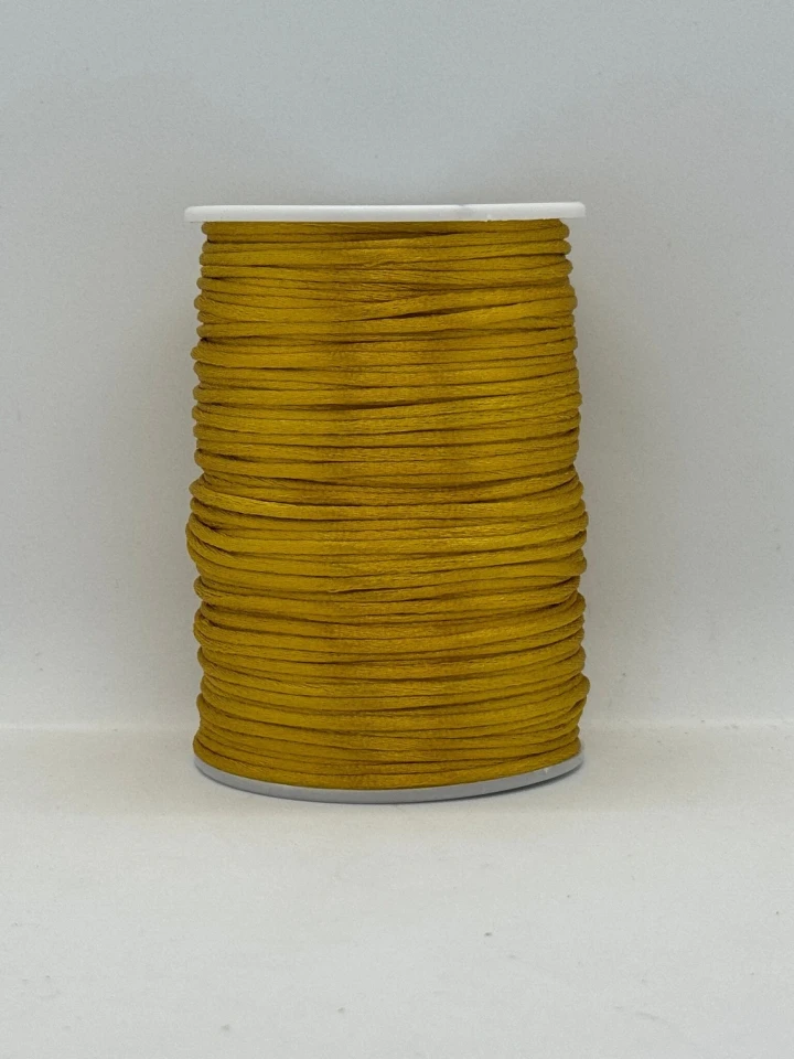 Атласная корсетная тесьма 2.3 мм (100 ярдов/91,44 м.), 104 бёрбон