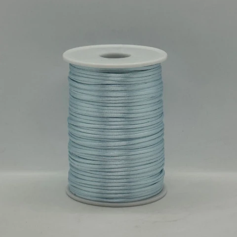 Атласная корсетная тесьма 2.3 мм (100 ярдов/91,44 м.), 38 светло-синий