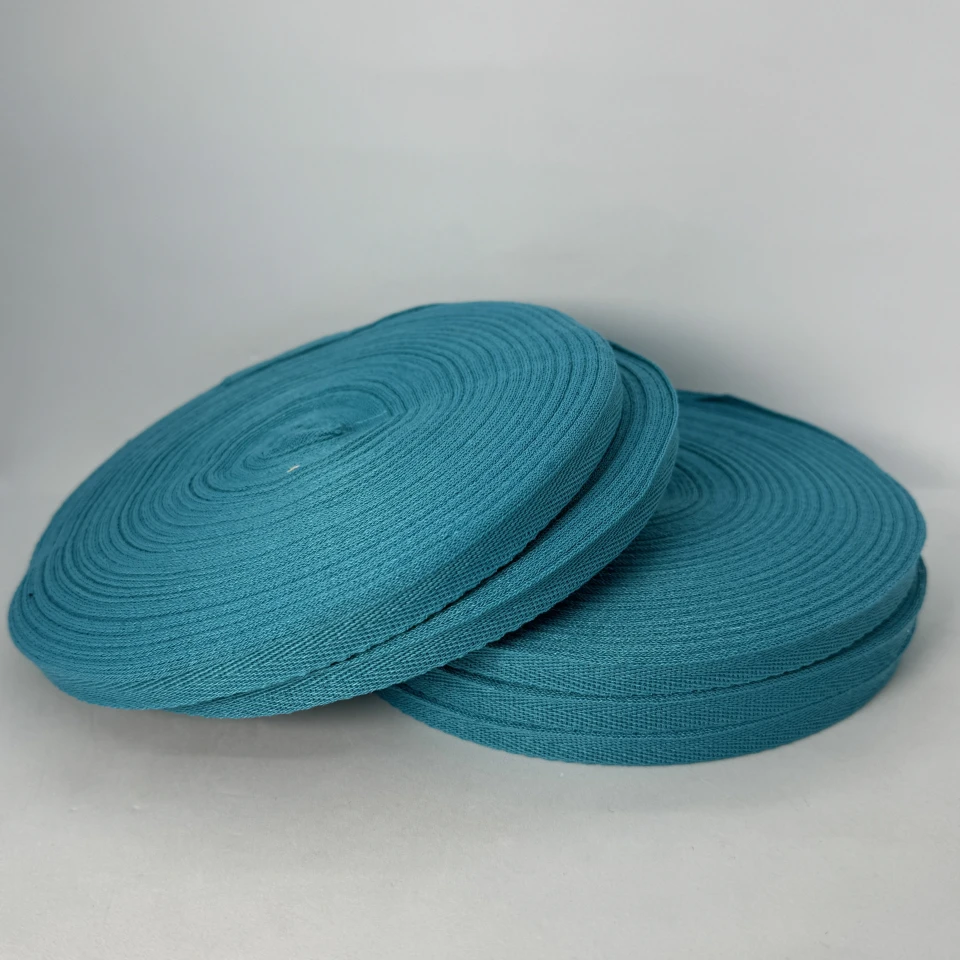 Стрічка кіпер 1 см (40) (40м.), 2143 водна синь