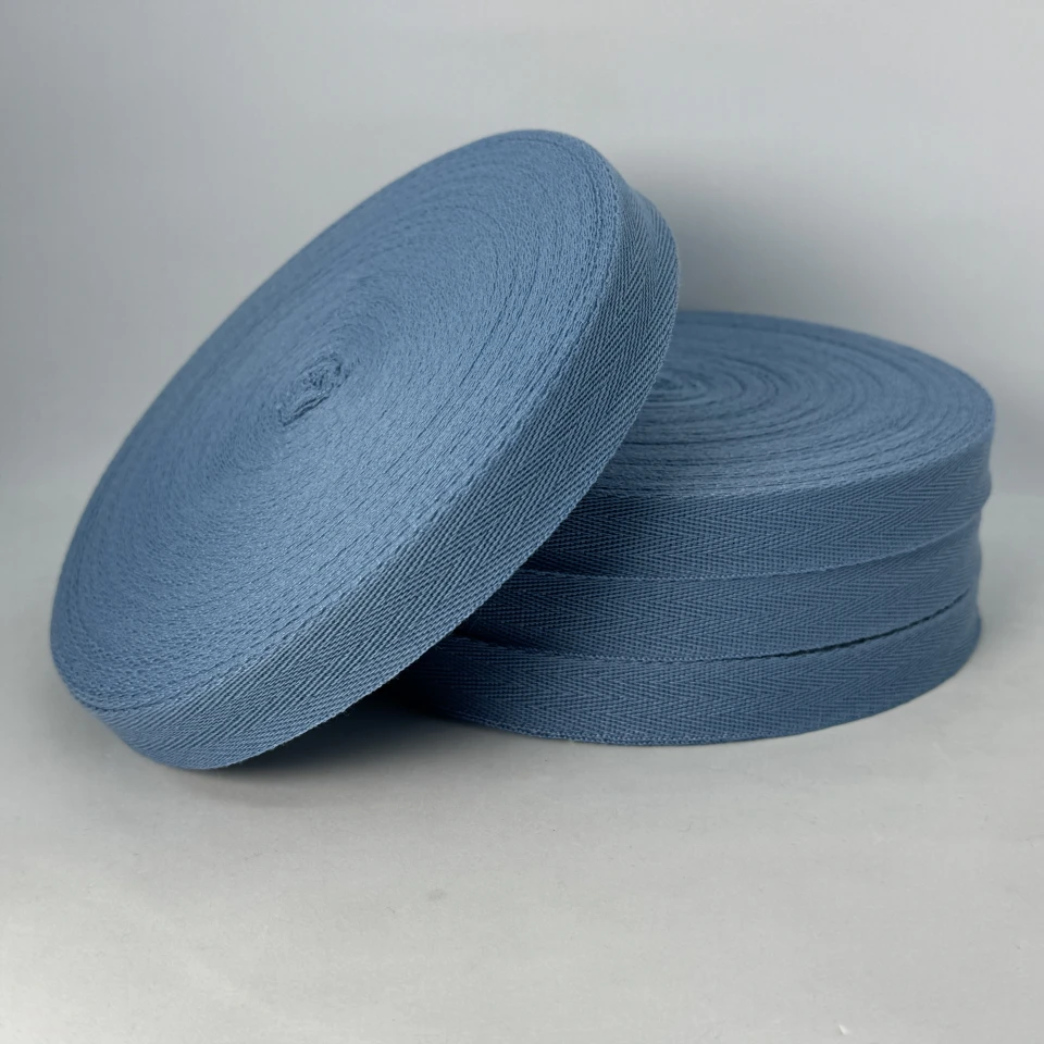 Стрічка кіпер 2 см (20) (40м.), 2129 діамантово-синій