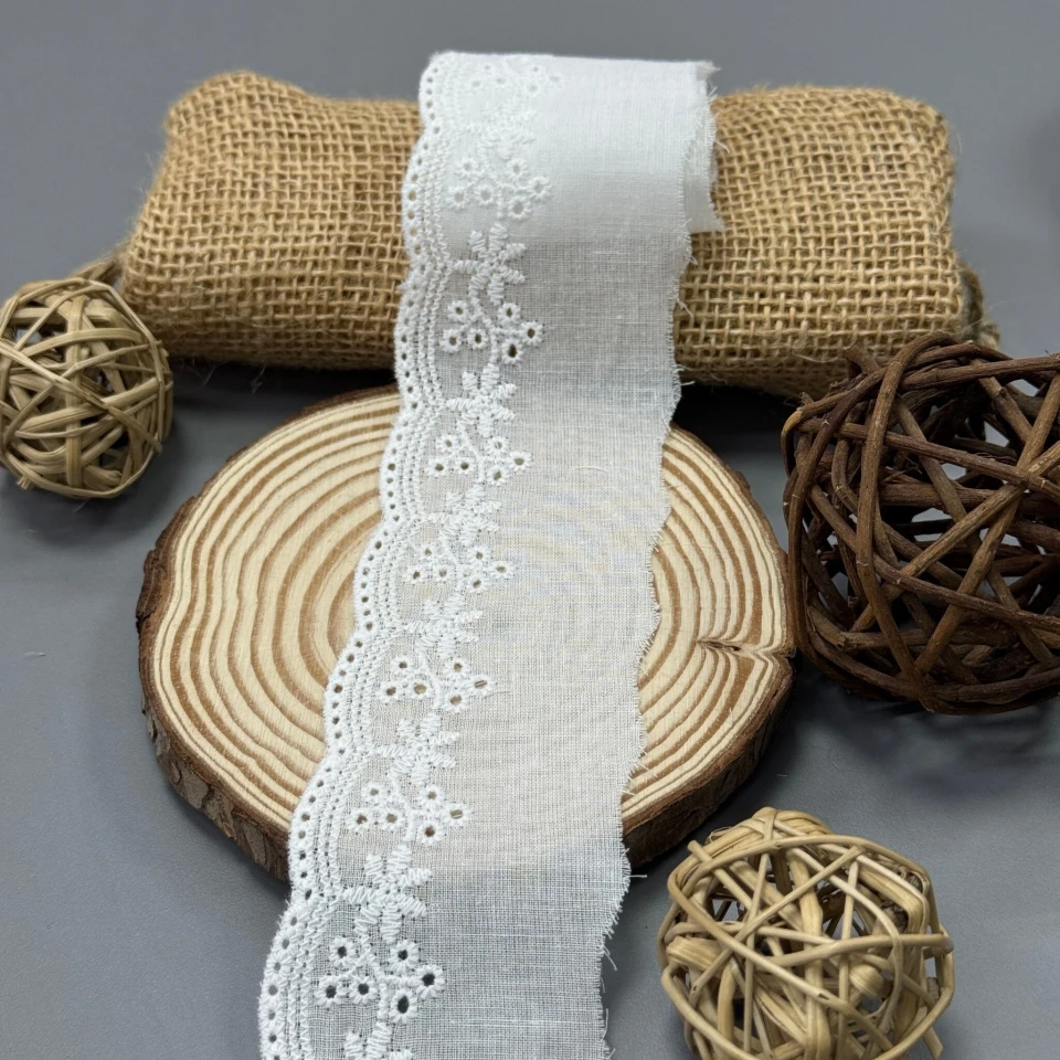 Мереживо прошва 6060 5 см.(300 ярдів/274,32 м), Білий