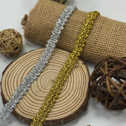 Тасьма люрекс 8796 (20 ярдів/18,28 м.), золото