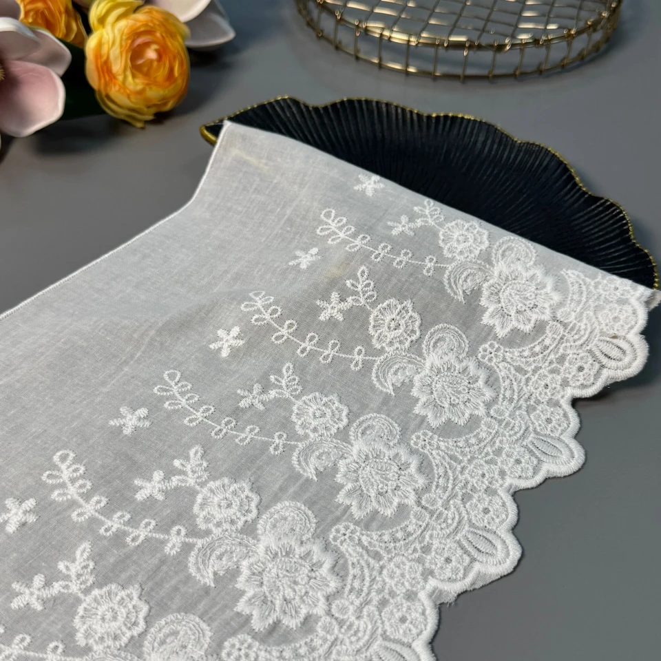 Кружево декоративное 0320071 23 см (50 ярдов/45,72 м.), натуральный