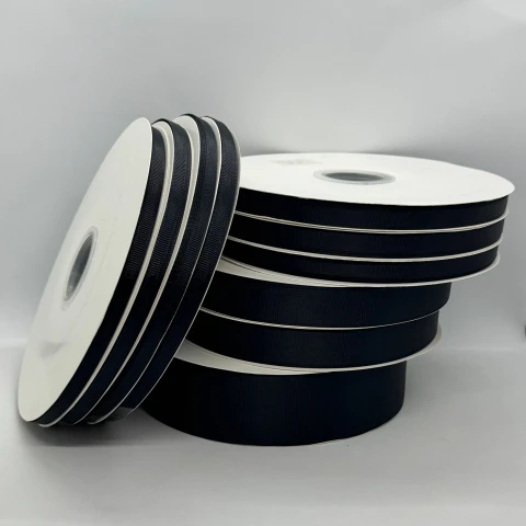 Стрічка репс 1 см (25*100 ярд/ 91 м.), 1039 чорний