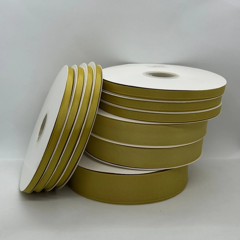 Стрічка репс 3,8 см (8*100 ярдів/91 м.), 1232 латунний