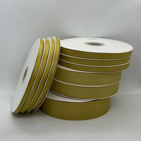 Стрічка репс 3,8 см (8*100 ярдів/91 м.), 1232 латунний