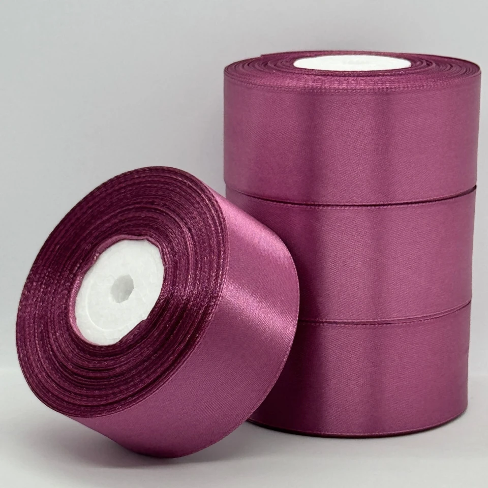 Стрічка атласна 4 см (5*36 ярдів) , 171 сливовий