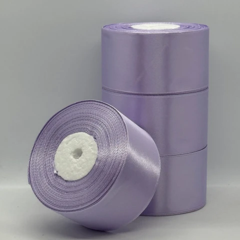 Стрічка атласна 5 см (4*36 ярдів), 44 світлий бузок