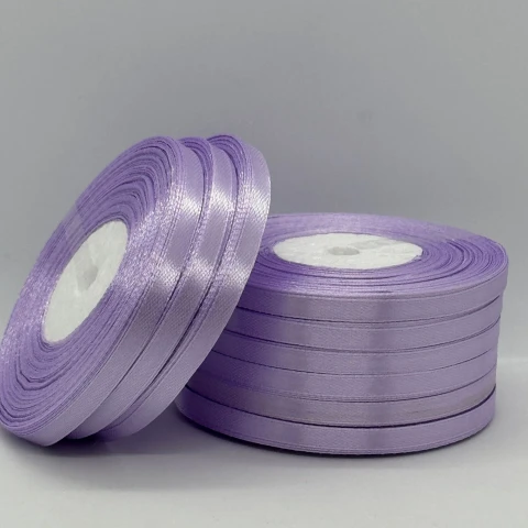 Стрічка атласна 0.6 см (10*36 ярдів), 141 бузковий