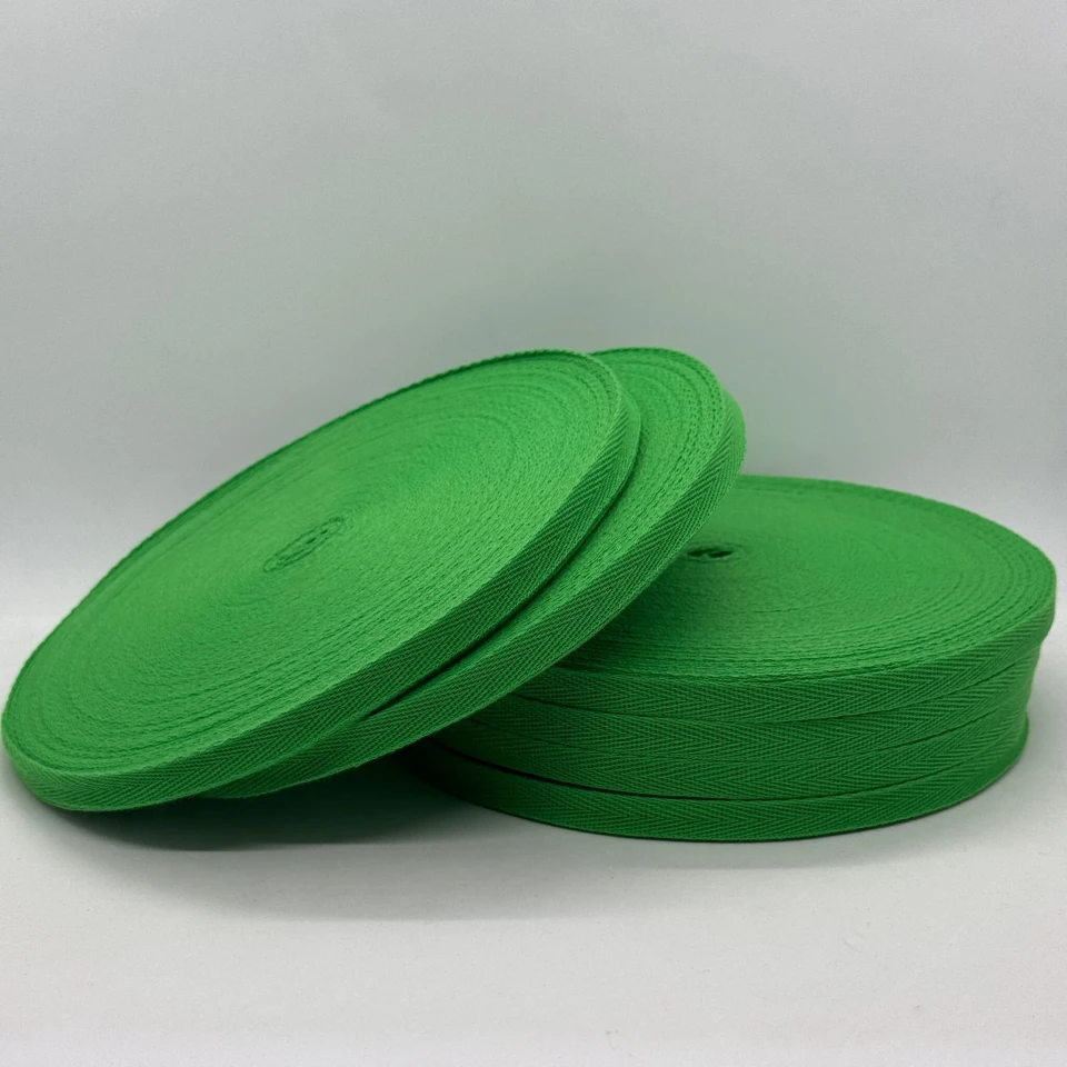 Стрічка кіпер 1 см (40) (40м.), 2099 салатовий