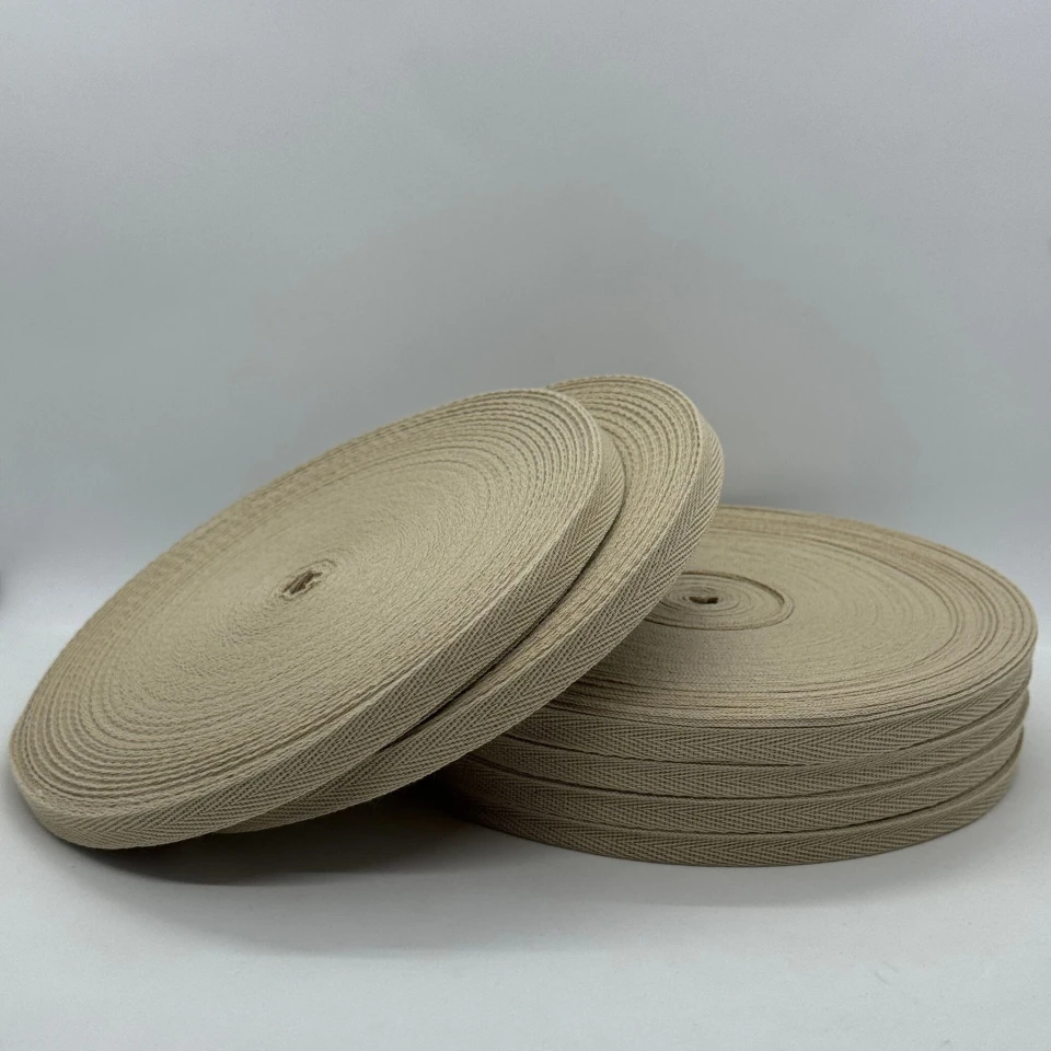 Стрічка кіпер 1 см (40) (40м.), 2199 лляний