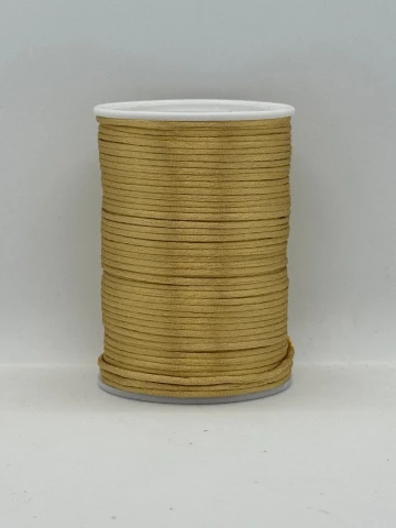 Атласная корсетная тесьма 2.3 мм (100 ярдов/91,44 м.), 113 латунный