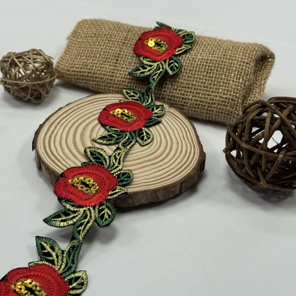 Тасьма клейова 8178 (4.8 м), червоний