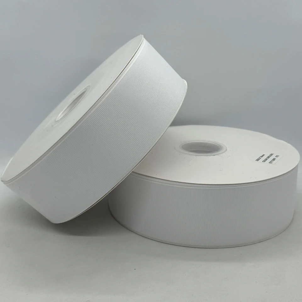 Стрічка репс 5 см (100 ярдів/91 м.), 1001 білий