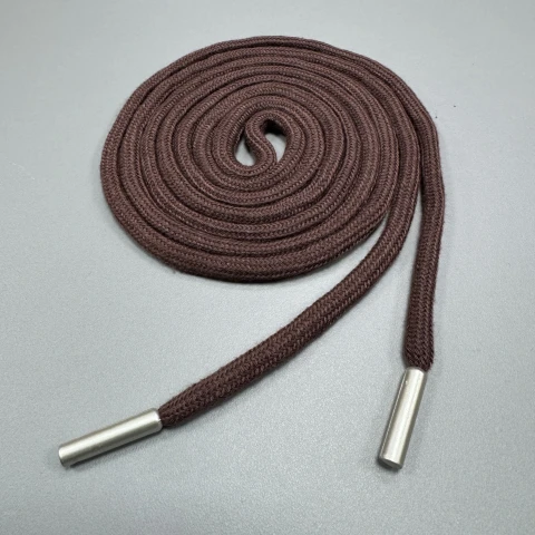 Шнурок в штани круглий (140 см), темний коричневий (3240)