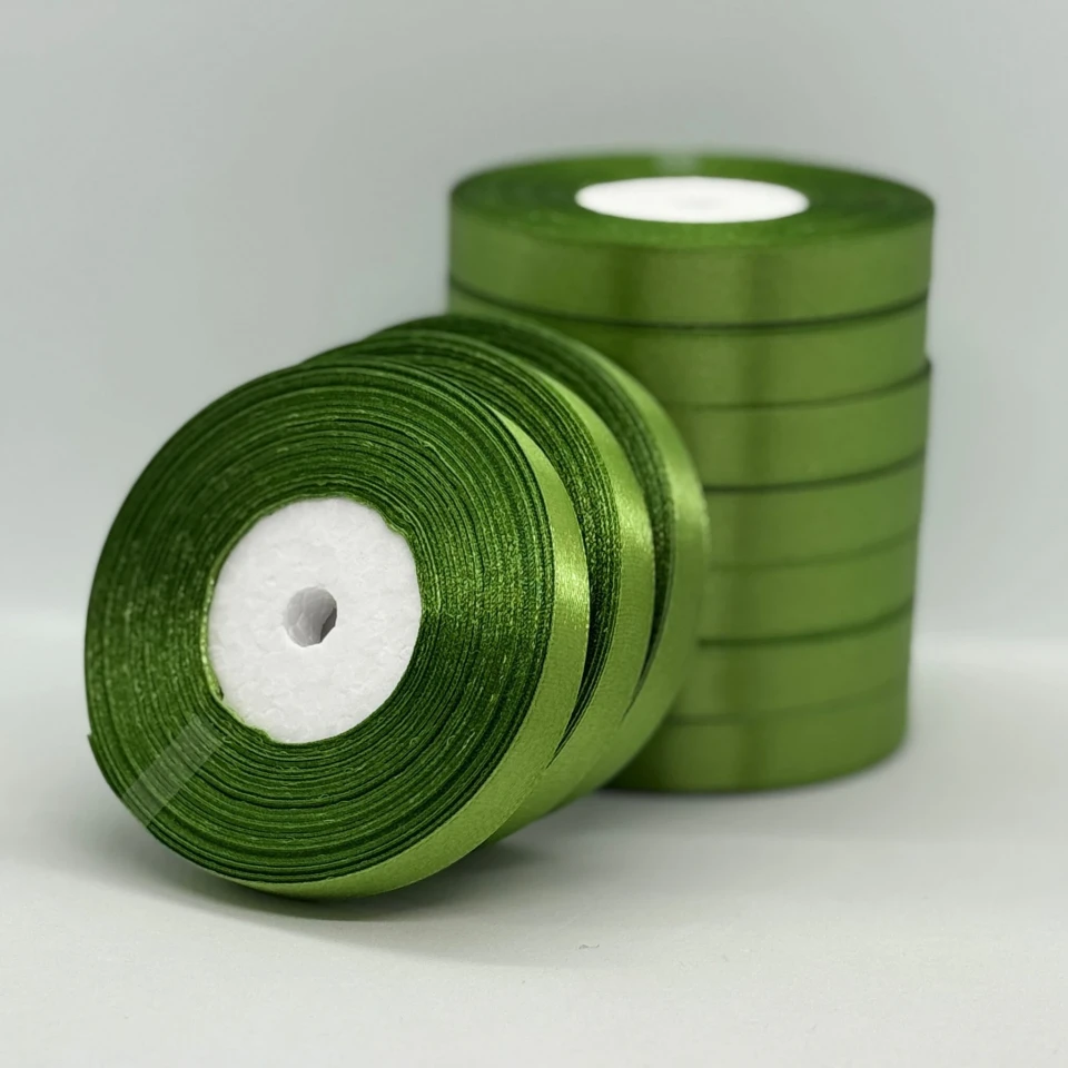 Стрічка атласна 1.2 см (10*36 ярдів), 63 цитрусовий