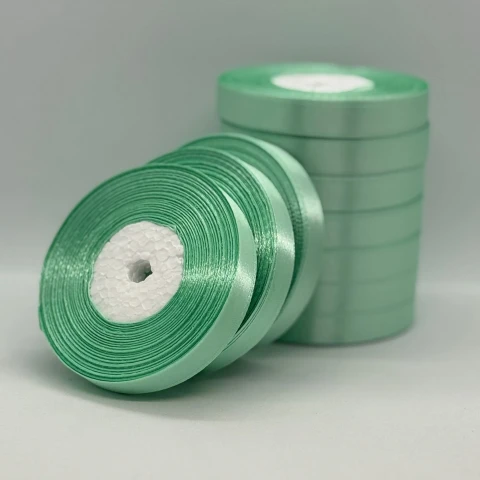 Стрічка атласна 1.2 см (10*36 ярдів), 181 мята