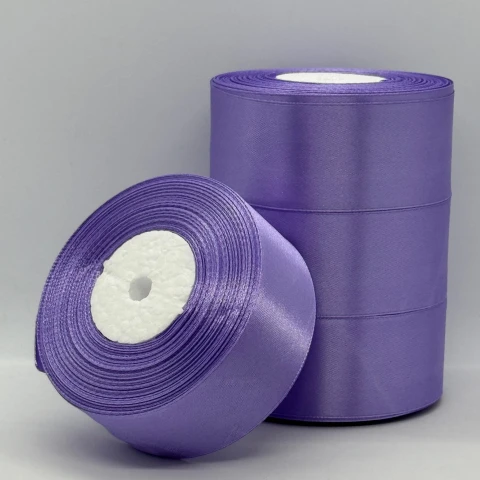 Стрічка атласна 4 см (5*36 ярдів) , 21 бузковий