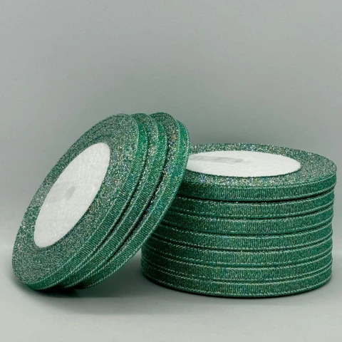 Тасьма парчева 0,6 см (10*25 ярдів/22,75 м.), 54 морхвиля + срібло