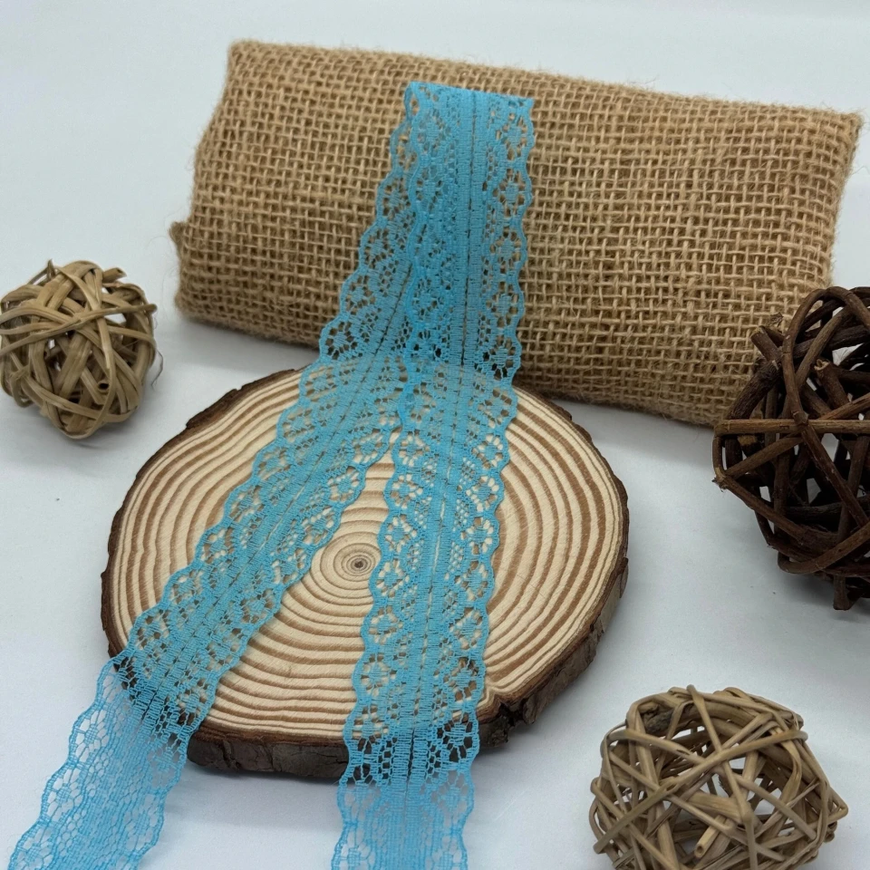 Мереживо не еластичне 1658-2 2.8см (400 ярдів/364 м.), 16 бірюза