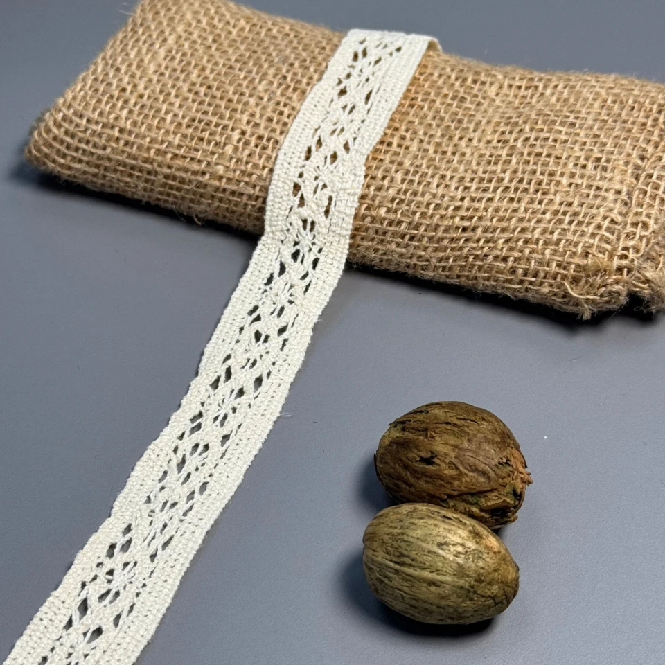 Кружево макраме А 6038 2,5 см. (100 ярдов/91,4 м.), бежевый