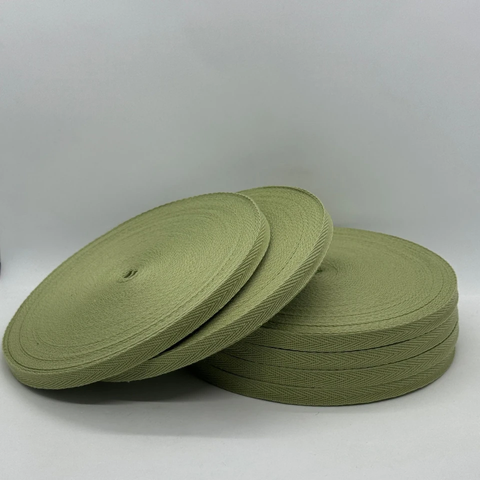 Стрічка кіпер 1 см (40) (40м.), 2164 світлий хакі