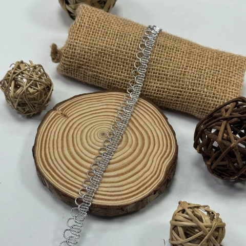 Тасьма люрекс 9950 (20 ярдів/18,28 м.), срібло