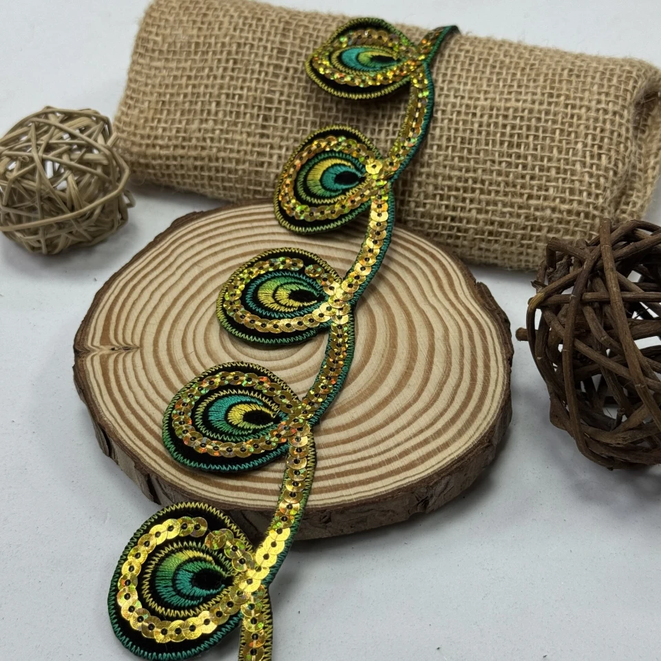 Тасьма клейова люрекс 8192 (4.8 м), 7 зелений