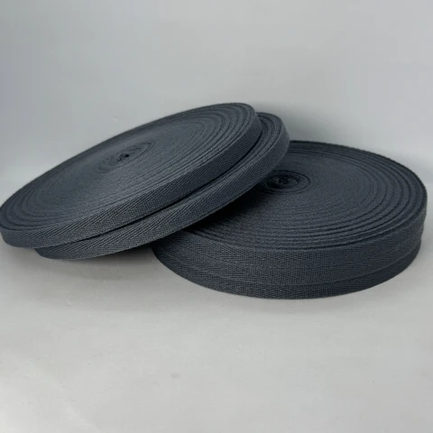 Стрічка кіпер 1 см (40) (40м.), 2257 мокрий асфальт