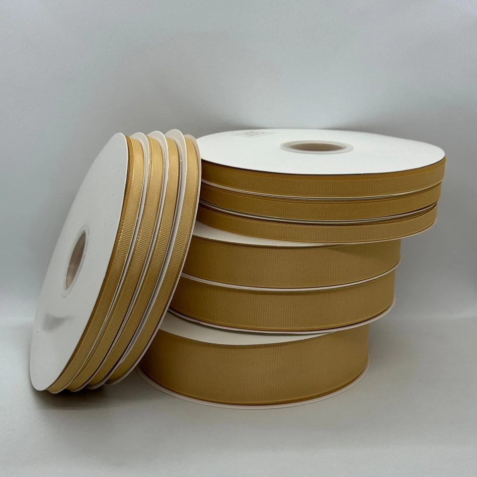 Стрічка репс 1 см (25*100 ярд/ 91 м.), 1156 капучіно