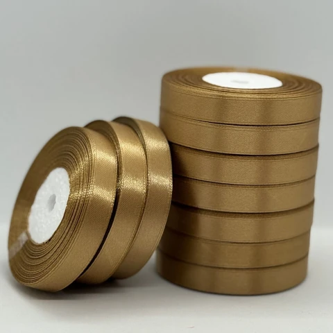 Стрічка атласна 1.2 см (10*36 ярдів), 105 корица