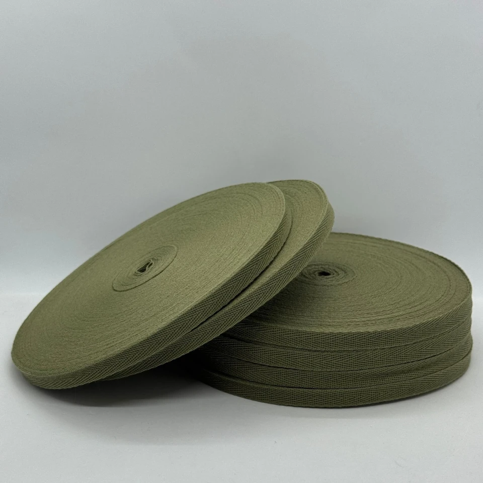 Стрічка кіпер 1 см (40) (40м.), 2166 хакі